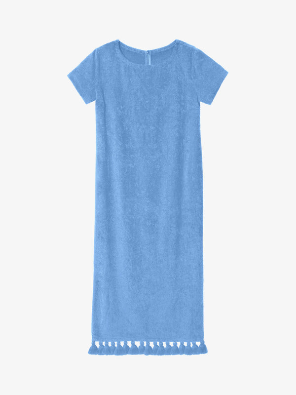 Joy Blue Long-Sleeved Dress