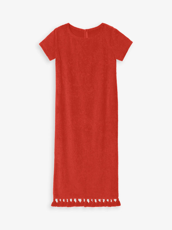 Joy Red Long Sleeve Dress