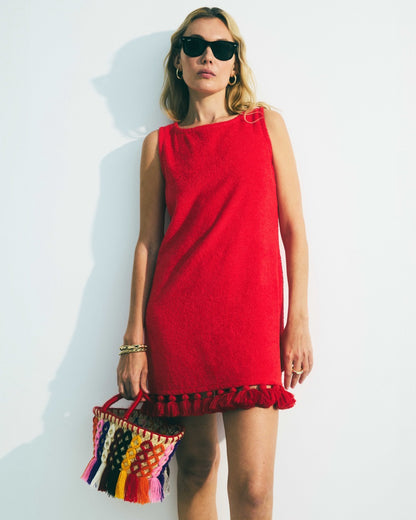 Robe Courte Manon Rouge
