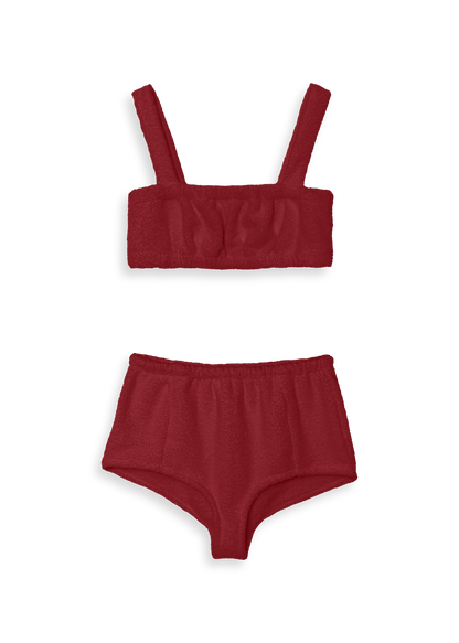 Ensemble Paulette Ocre - Top & Shorty