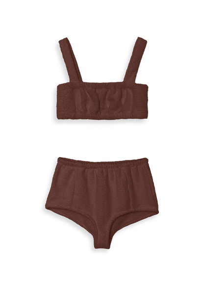 Ensemble Paulette Ocre - Top & Shorty