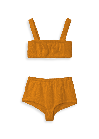 Ensemble Paulette Ocre - Top & Shorty