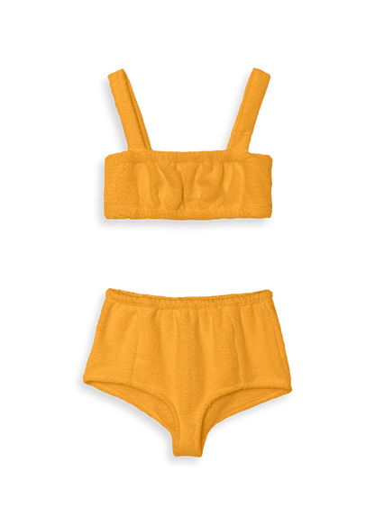 Ensemble Paulette Ocre - Top & Shorty
