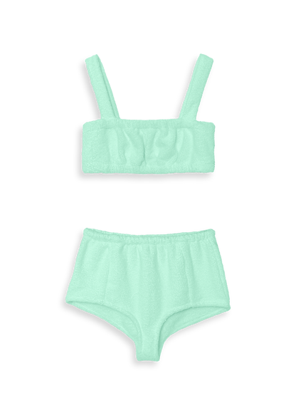 Ensemble Paulette Ocre - Top & Shorty