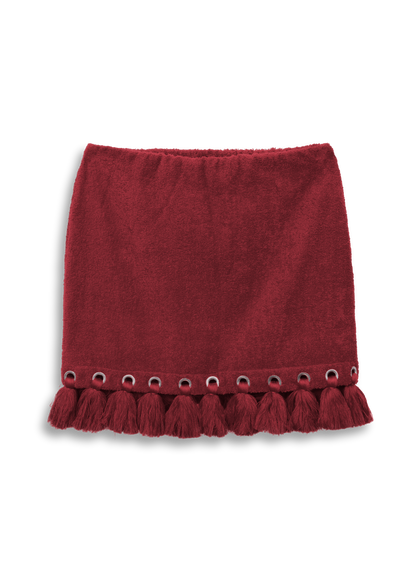 Jupe Georgia Bordeaux