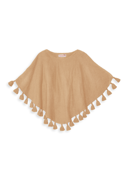 Poncho Paola Beige