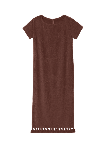 Robe Longue à Manche Joy Orange