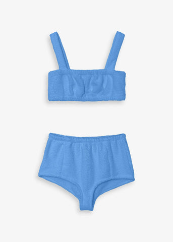 Ensemble Paulette Bleu - Top & Shorty