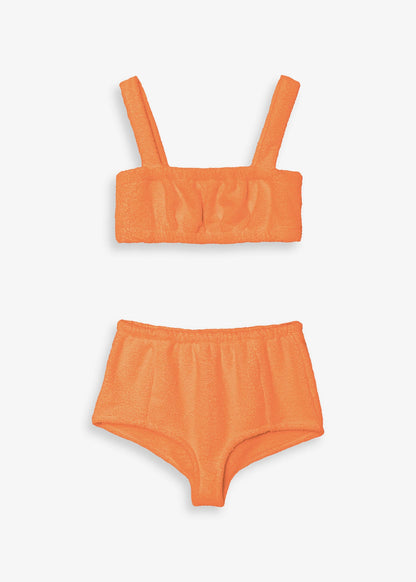 Paulette Orange Set - Top & Shorts