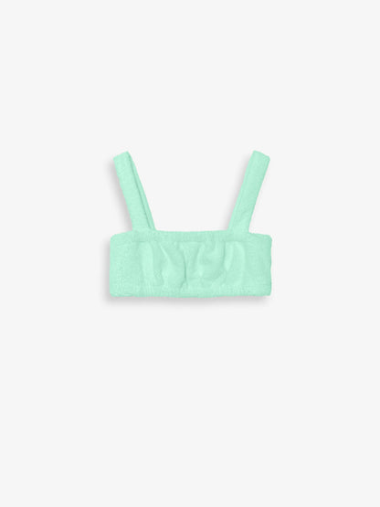 Paulette Aqua Blue Set - Top & Shorts