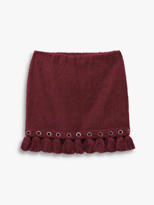 Georgia Bordeaux Skirt