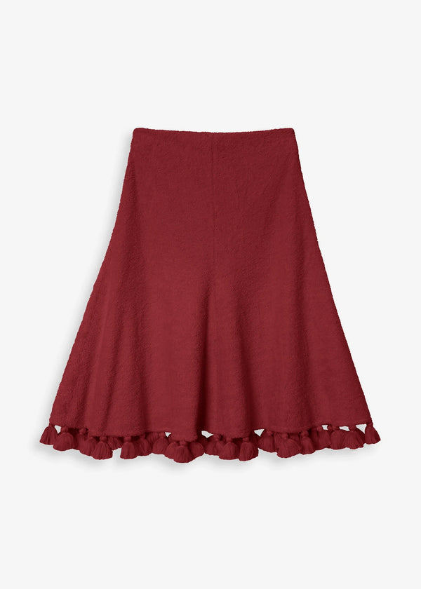 Romane Burgundy Skirt