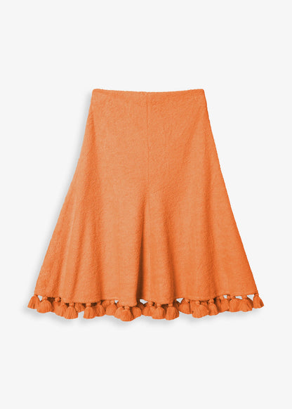 Romane Orange Skirt