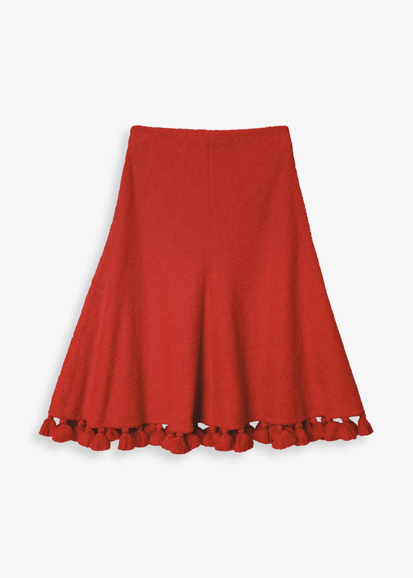 Romane Red Skirt