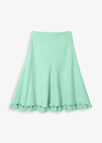 Romane Skirt Aqua Blue