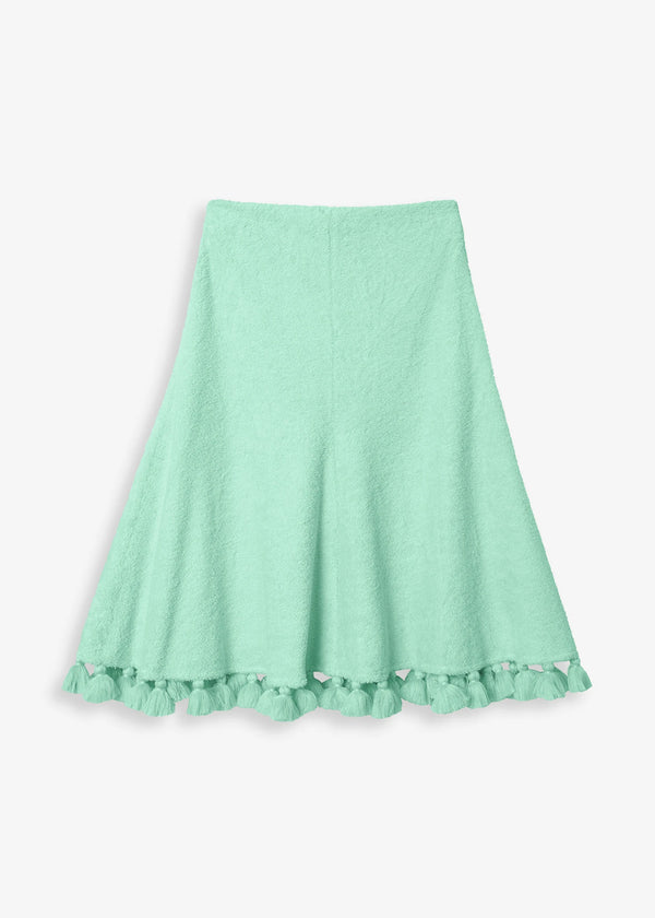 Romane Skirt Aqua Blue