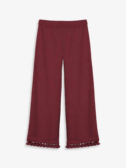 Morgane Bordeaux Trousers