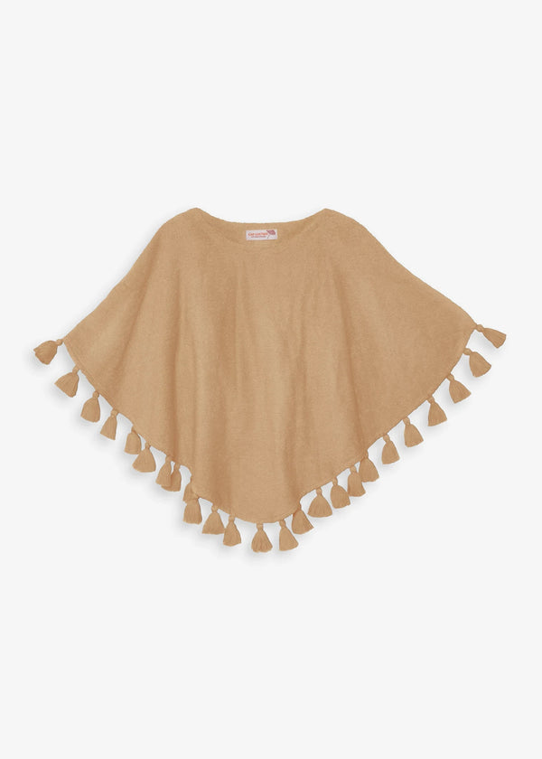 Poncho Paola Beige