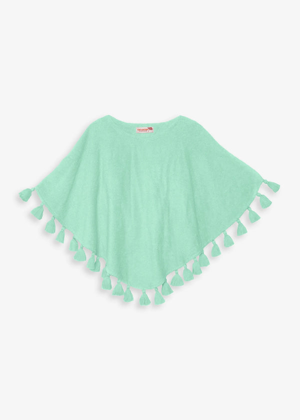 Poncho Paola Aqua Blue