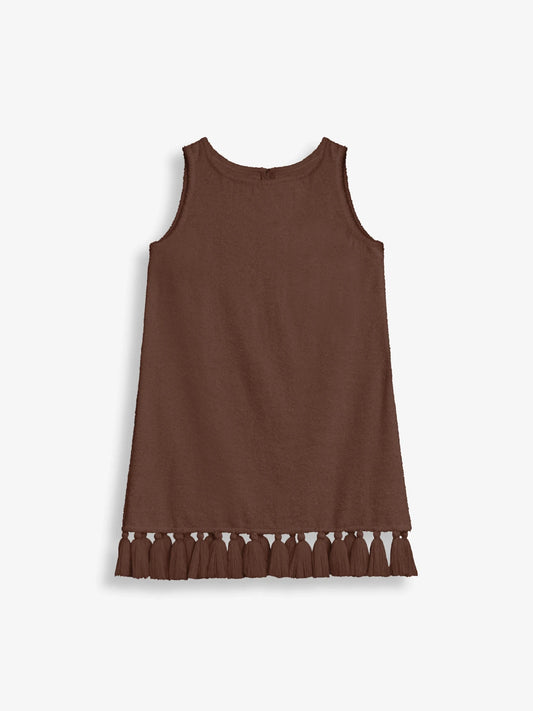 Robe Courte Manon Marron