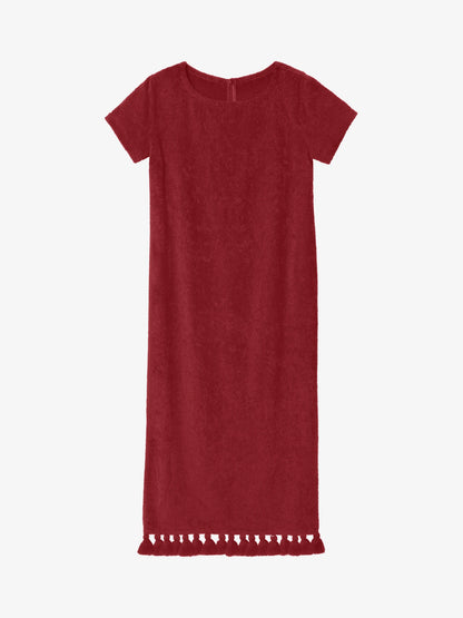 Joy Bordeaux Long Sleeve Maxi Dress